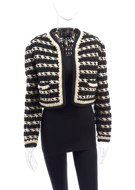 chanel winter clothes|Chanel jacket black and white.